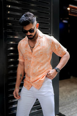 Premium Giza Cotton Half Sleeve Printed Shirt for Men