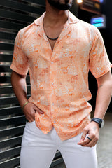 Premium Giza Cotton Half Sleeve Printed Shirt for Men